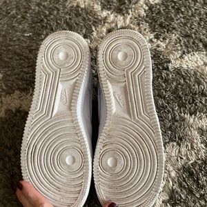 White AF1 youth size 6